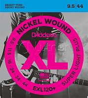 Струны для электрогитары EXL120+ NICKEL WOUND Super Light  Plus 9,5-44 